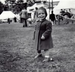At Alyth & District Agricultural Show, aged two and a half.
